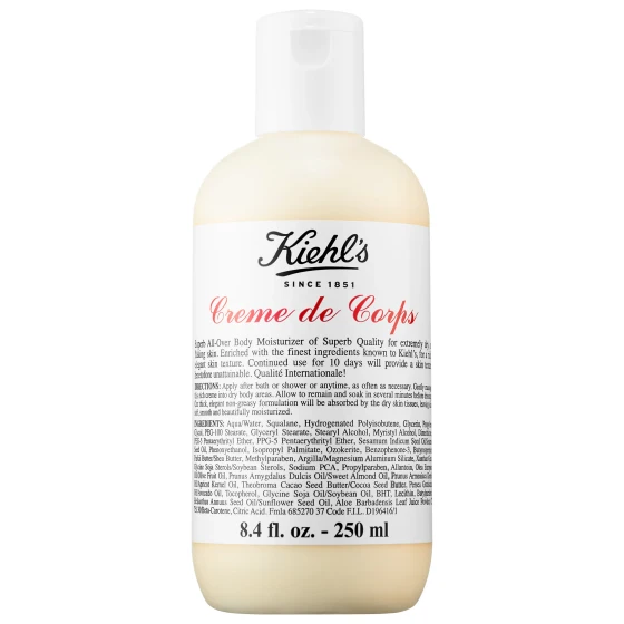 Kiehl's Crème de Corps Refillable Hydrating Body Lotion (8.4oz / 250mL)